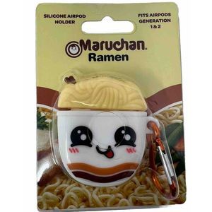 Airpods Case 1st 2nd Cover Gen Funny Face Maruchan Ramen Silicone Earphone